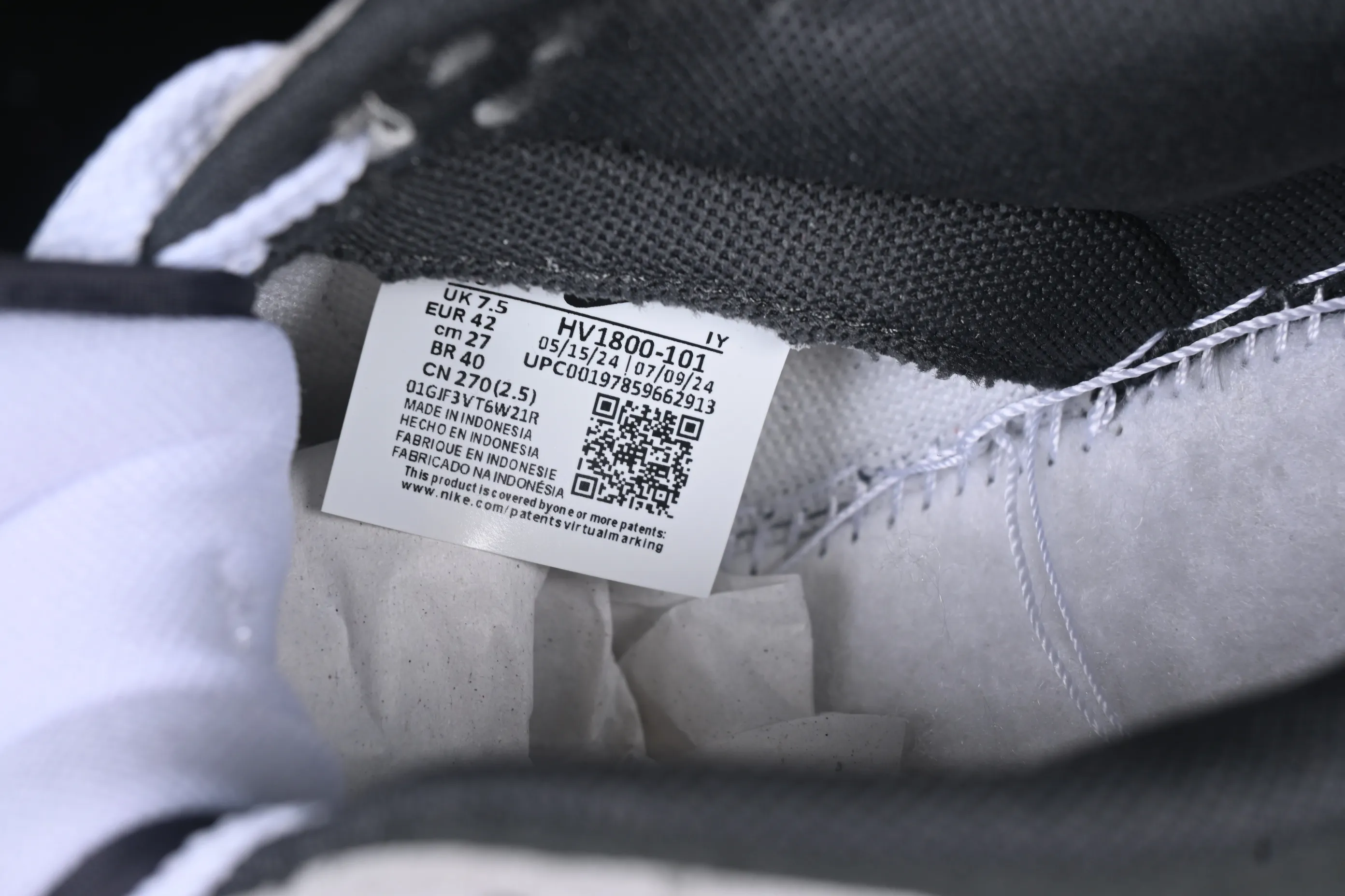 All categories Nk SB Dunk series Nk SB Dunk Low low-top sneakers Nk Dunk Low 85 double hook series White Gray Panda SB low-top sports and leisure sneakers HV1800-101